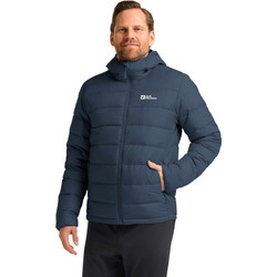 Jack Wolfskin Αθλητικό Ανδρικό Μπουφάν Χειμωνιάτικο Puffer Πετρόλ 1207671-T0352