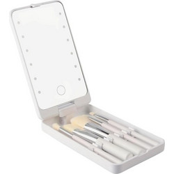 XR-6601 Σετ Πινέλα Μακιγιάζ με Θήκη White 5τμχ
