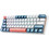 Machenike K500-B61 Gaming Πληκτρολόγιο 60% με Custom Blue Διακόπτες RGB White Blue