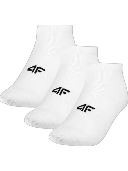 4F Ανδρικές Κάλτσες Κοντές Λευκές 3Pack 4FWMM00USOCF443-10S