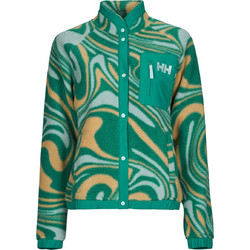 Helly Hansen Γυναικεία Ζακέτα Fleece Μακριά με Φερμουάρ Πράσινη 63373-537