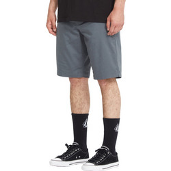 Volcom Ανδρική Βερμούδα Υφασμάτινη Ανθρακί A0912616-DST