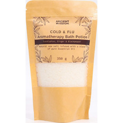 Ancient Wisdom Colds & Flu Άλατα Μπάνιου Κρύσταλλοι 350gr