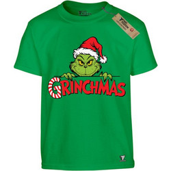 Takeposition Grinchmas Παιδικό T-Shirt Κοντομάνικο Πράσινο 806-3049