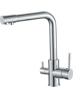 Tema DW8700 Μπαταρία Κουζίνας Πάγκου Τριπλής Παροχής Ανάμεικτη Inox
