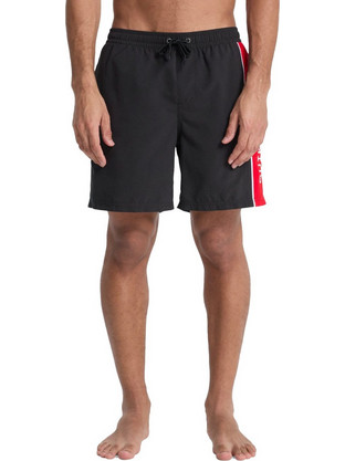 Quiksilver EveryDay Clicker Volley 17'' Ανδρικό Μαγιό Βερμούδα με Σχέδια Μαύρο EQYJV04203