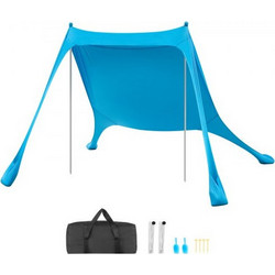 Vevor Σκίαστρο Παραλίας 4 Ατόμων Γαλάζιο 230x230x200cm ZPSTPZPSTPSJT24RE001V0
