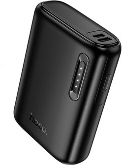 Hoco J158 Runner Power Bank 5000mAh με Θύρα USB-A & Θύρα USB-C Black