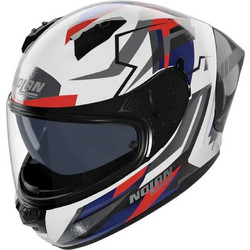 Nolan N60-6 Sport Corsa 356 White Blue Red Κράνος Μηχανής Full Face 1470gr