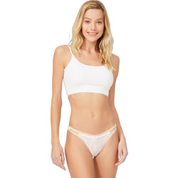Cottonhill Γυναικείο Sexy String με Δαντέλα Λευκό CH6066
