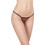 Milena By Paris Γυναικείο Sexy String Καφέ 6668
