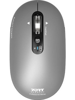 Port Designs Pure Ασύρματο Bluetooth Ποντίκι Grey