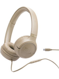 JBL Tune 530C Ενσύρματα Ακουστικά On Ear Μπεζ