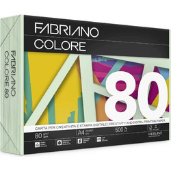 Fabriano Colore Χαρτί Α4 80gr/m² 500 Φύλλα Verde Pisello