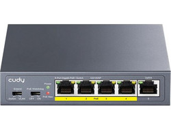 Cudy GS1005P V2 Unmanaged L2 Switch με 5 Θύρες Ethernet 1000Mbps