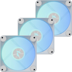 APNX FP1-R Case Fan 120mm ARGB με Σύνδεση 3-Pin 4-Pin PWM 3τμχ White