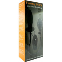 Seven Creations Fanny Hill's Πρωκτική Σφήνα με Δόνηση 11cm Μαύρη