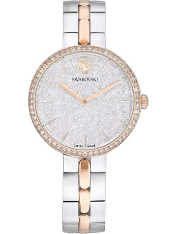 Swarovski Γυναικείο Ρολόι με Ασημί Ροζ Χρυσό Μεταλλικό Μπρασελέ 5742473