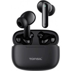 Tonsil T50BT Ακουστικά Bluetooth In Ear Ανθεκτικά στο Νερό Black