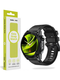 Mobile Origin Easy Strap Λουράκι Σιλικόνης Black (Universal 26mm)