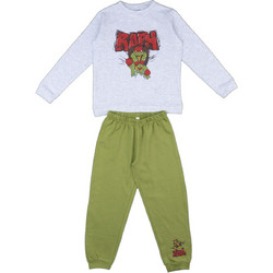 Prenatal Ninja Turtles Παιδική Πιτζάμα Συνθετική Χειμωνιάτικη Λευκή Lime 1524962