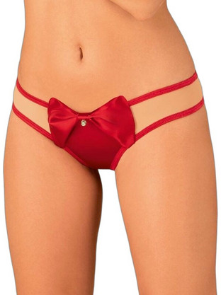 Obsessive Rubinesa Γυναικείο Sexy String Κόκκινο