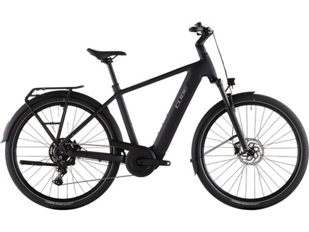 Cube Touring Hybrid One 600 2026 Ηλεκτρικό Ποδήλατο Trekking 28" με 9 Ταχύτητες και Δισκόφρενα Μαύρο
