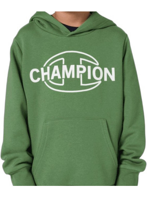 Champion Παιδικό Φούτερ με Κουκούλα Πράσινο 307253-GS149