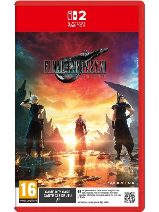Final Fantasy VII Rebirth Key Nintendo Switch 2