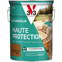 V33 High Protection Decking Λάδι Ξύλου Έτοιμο προς Χρήση Ματ Δρυς 5lt