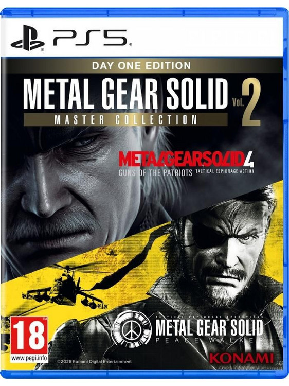 Metal Gear Solid Master Collection Vol 2 Day One Edition PS5