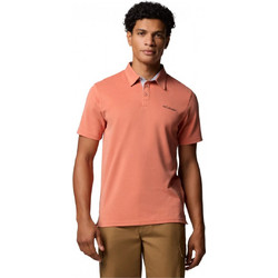 Columbia Ανδρική Αθλητική Μπλούζα Polo Πορτοκαλί EO0035-643