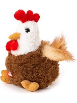 Amek Toys Καφέ Κοτοπουλάκι 22cm