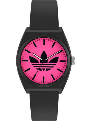 Adidas Project Two Ανδρικό Ρολόι με Μαύρο Καουτσούκ Λουράκι AOST25548