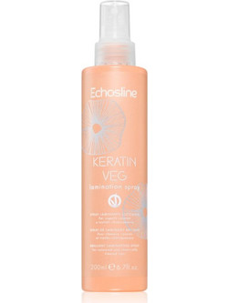 Echosline Keratin Veg Lamination Σπρέι Μαλλιών για Λάμψη 200ml