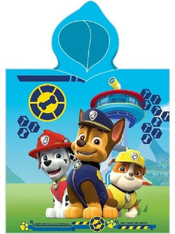 Dimcol Paw Patrol 203 Παιδικό Πόντσο Θαλάσσης Microfiber Γαλάζιο 50x100cm 54463144045
