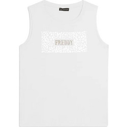 Freddy Γυναικείο Αθλητικό T-Shirt Λευκό S26WSLK3-W