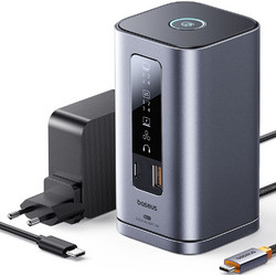 Baseus 11 Spacemate Series B0112701 USB-C Docking Station με DisplayPort / HDMI PD Ethernet και Σύνδεση 3 Oθονών