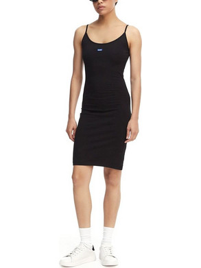 Hugo Boss Mini Καλοκαιρινό Καθημερινό Φόρεμα Μαύρο 50563766-001