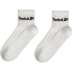 Reebok Midcut Βαμβακερές Ανδρικές Κάλτσες Κοντές Λευκές 1264638