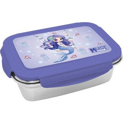 Must Mermaid Ανοξείδωτο Παιδικό Δοχείο Φαγητού Μωβ 900ml