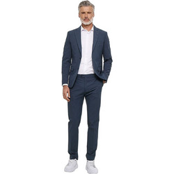 Sogo Casual Ανδρικό Κοστούμι Χειμερινό με Στενή Εφαρμογή Navy Μπλε 26032-503-273