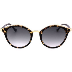 Safilo Cigla 02/s WR9 Γυναικεία Γυαλιά Ηλίου Στρογγυλά Κοκάλινα Ταρταρούγα με Μαύρο Φακό