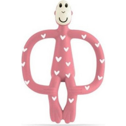 Matchstick Monkey Μασητικό Hearts Pink 3m+