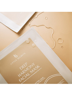 Little Secrets Deep Harmony Sheet Μάσκα Προσώπου για Ενυδάτωση με Υαλουρονικό 2τμχ