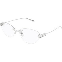 Balenciaga BB0489O 001 Ανδρικά Γυαλιά Πρεσβυωπίας Μεταλλικά Ασημί