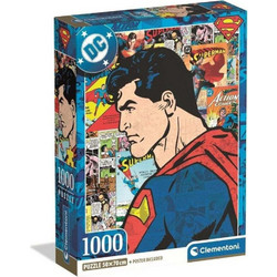 Puzzle Clementoni Dc Superman 1000 Κομμάτια 37507