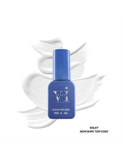 Mixcoco Milky Non Wipe Top Coat Ημιμόνιμο Βερνίκι Νυχιών 15ml
