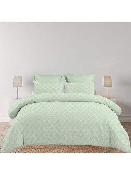 Astron Σετ Σεντόνια Υπέρδιπλα Βαμβακερά 245x260 Lucia Olive
