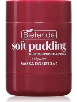 Bielenda Soft Pudding Very Cherry Κρεμώδης Μάσκα Χειλιών για Ενυδάτωση 12gr